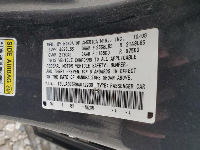 Photo 11 VIN: 19UUA86589A012230 - ACURA TL 