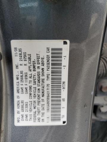 Photo 11 VIN: 19UUA86589A017170 - ACURA TL 