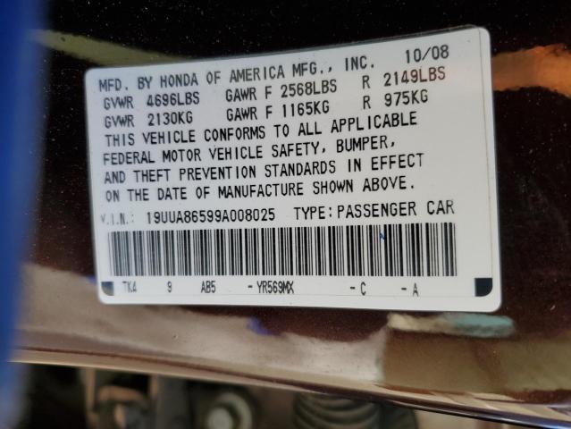 Photo 11 VIN: 19UUA86599A008025 - ACURA TL 