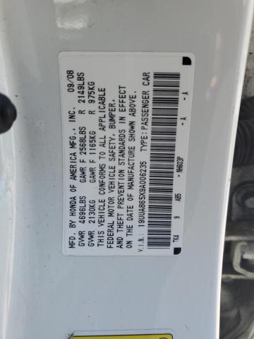 Photo 11 VIN: 19UUA865X9A006235 - ACURA TL 