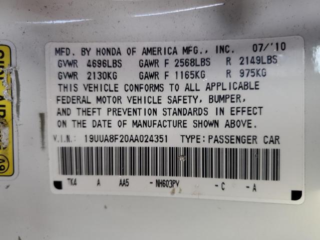 Photo 11 VIN: 19UUA8F20AA024351 - ACURA TL 