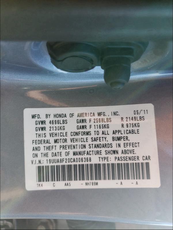 Photo 9 VIN: 19UUA8F20CA006368 - ACURA TL 