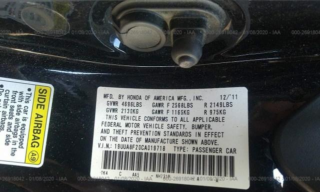 Photo 8 VIN: 19UUA8F20CA019718 - ACURA TL 