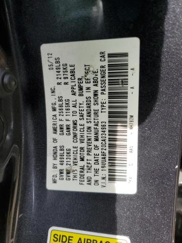 Photo 11 VIN: 19UUA8F20CA034963 - ACURA TL 