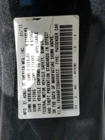 Photo 11 VIN: 19UUA8F20DA008512 - ACURA TL 