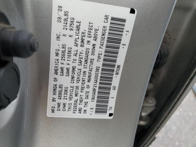 Photo 11 VIN: 19UUA8F21AA000382 - ACURA TL 