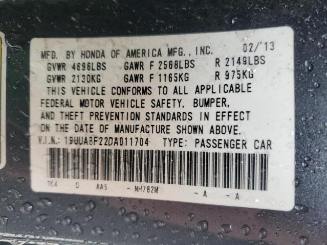 Photo 12 VIN: 19UUA8F22DA011704 - ACURA TL 