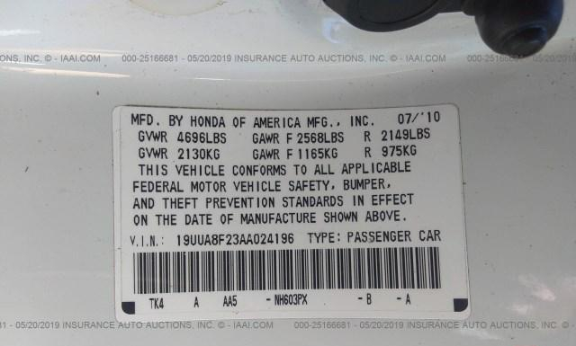 Photo 8 VIN: 19UUA8F23AA024196 - ACURA TL 