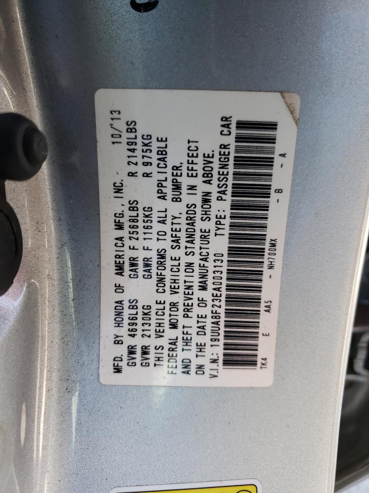 Photo 11 VIN: 19UUA8F23EA003130 - ACURA TL 