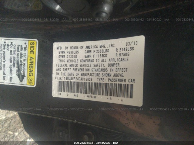 Photo 8 VIN: 19UUA8F24DA015639 - ACURA TL 