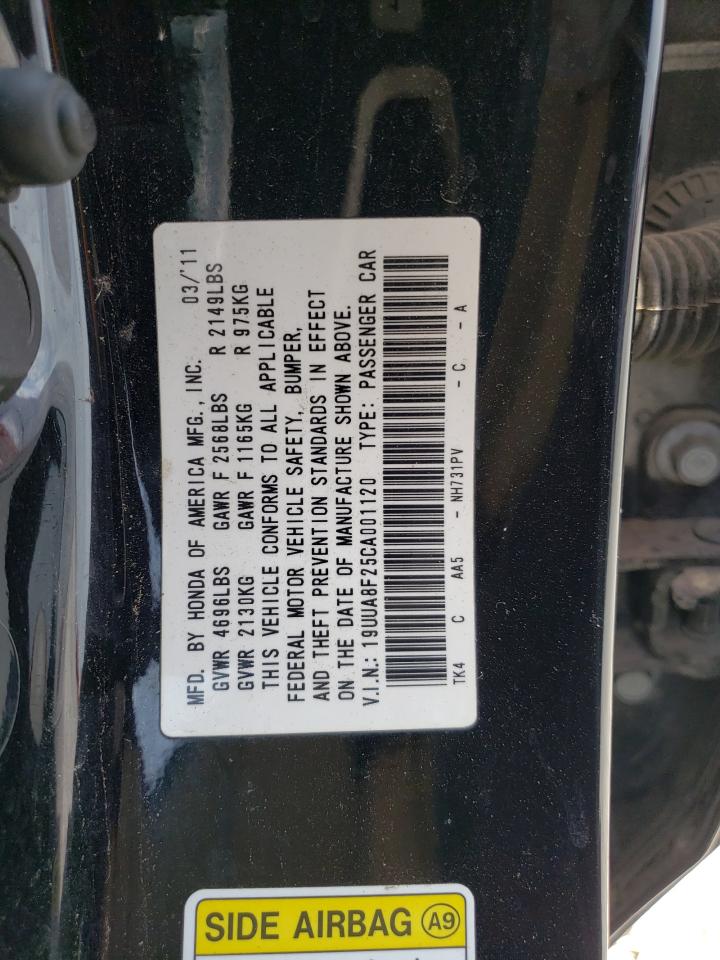 Photo 11 VIN: 19UUA8F25CA001120 - ACURA TL 