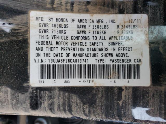 Photo 12 VIN: 19UUA8F26CA019741 - ACURA TL 