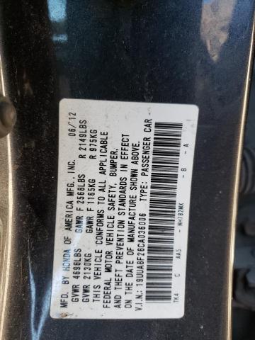 Photo 9 VIN: 19UUA8F26CA036006 - ACURA TL 