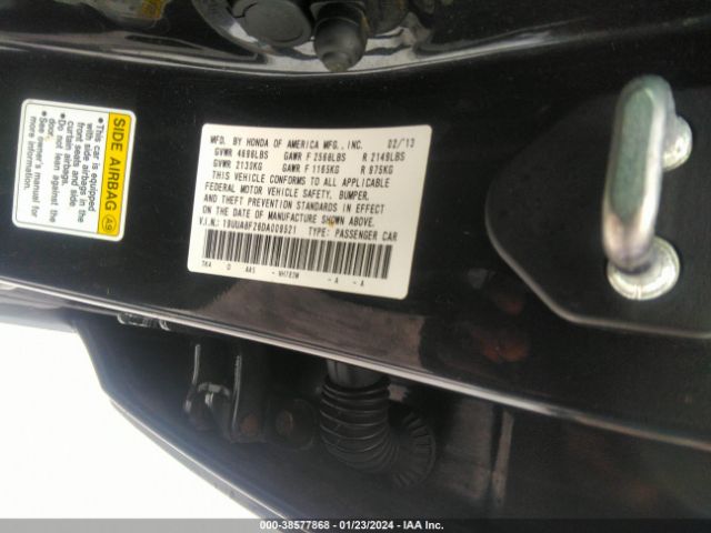 Photo 8 VIN: 19UUA8F26DA009521 - ACURA TL 