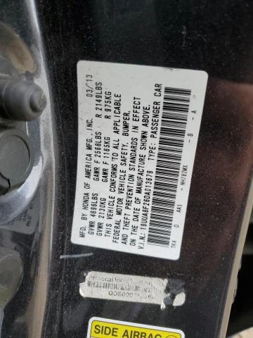 Photo 12 VIN: 19UUA8F26DA013679 - ACURA TL 