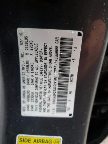 Photo 11 VIN: 19UUA8F27AA024587 - ACURA TL 