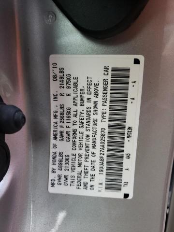 Photo 12 VIN: 19UUA8F27AA025870 - ACURA TL 