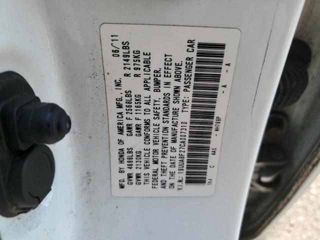 Photo 11 VIN: 19UUA8F27CA007310 - ACURA TL 