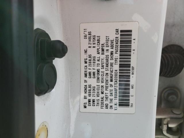 Photo 11 VIN: 19UUA8F27CA009834 - ACURA TL 