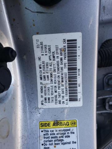 Photo 9 VIN: 19UUA8F27CA025502 - ACURA TL 