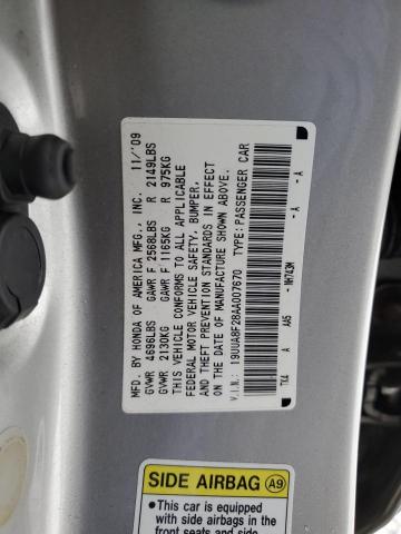 Photo 11 VIN: 19UUA8F28AA007670 - ACURA TL 