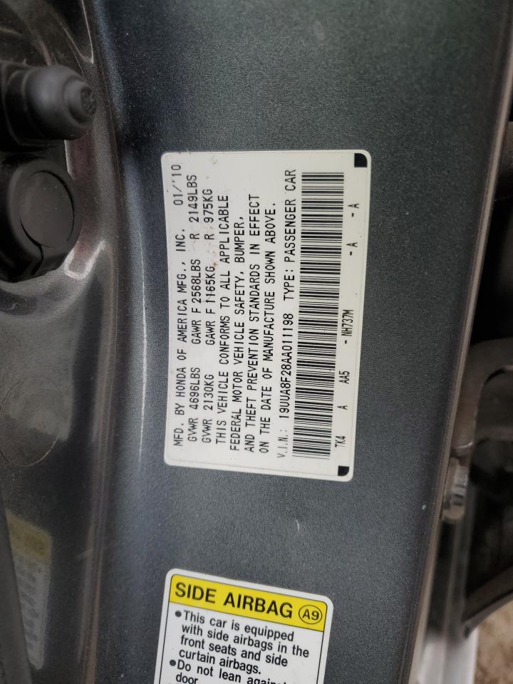 Photo 11 VIN: 19UUA8F28AA011198 - ACURA TL 