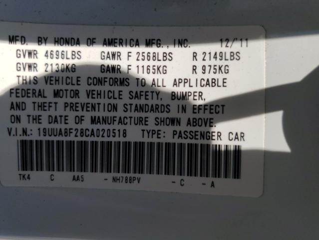 Photo 11 VIN: 19UUA8F28CA020518 - ACURA TL 