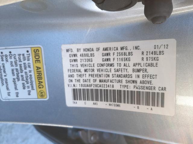 Photo 9 VIN: 19UUA8F28CA023418 - ACURA TL 