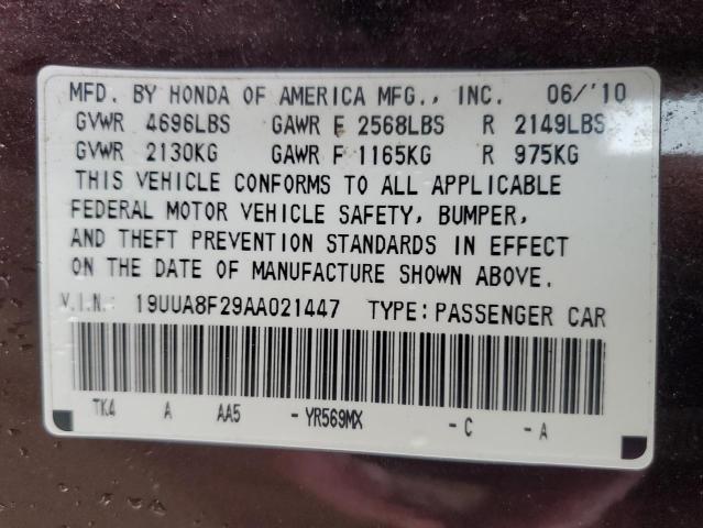 Photo 11 VIN: 19UUA8F29AA021447 - ACURA TL 