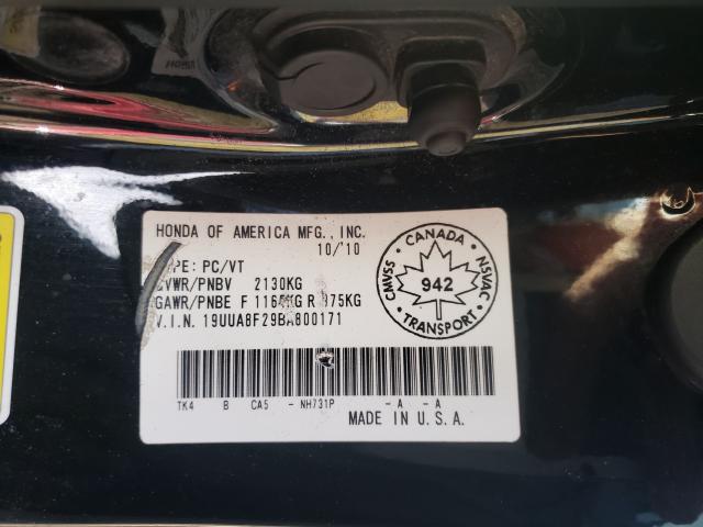 Photo 9 VIN: 19UUA8F29BA800171 - ACURA TL 