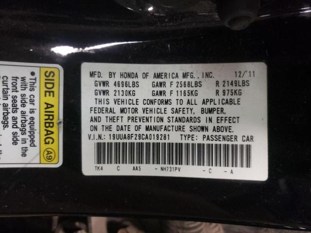 Photo 9 VIN: 19UUA8F29CA019281 - ACURA TL 