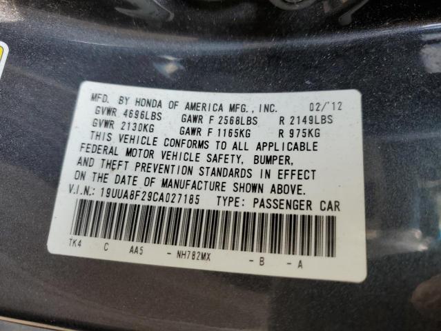 Photo 11 VIN: 19UUA8F29CA027185 - ACURA TL 