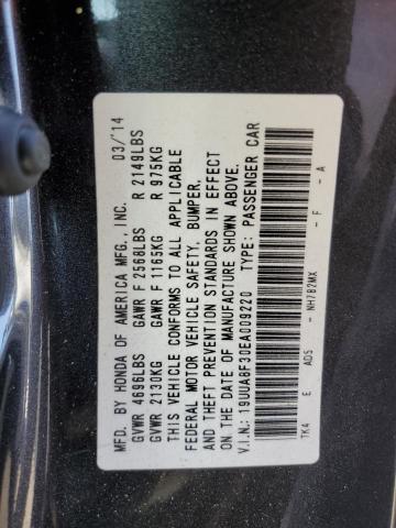 Photo 12 VIN: 19UUA8F30EA009220 - ACURA TL 