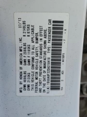 Photo 12 VIN: 19UUA8F32DA018418 - ACURA TL SE 