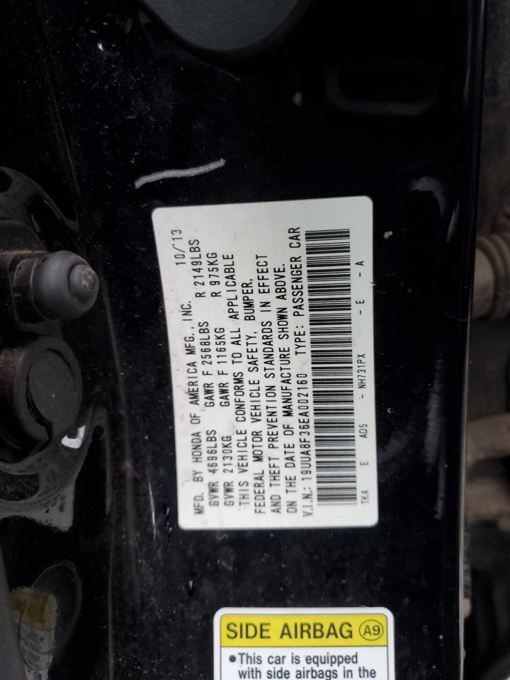 Photo 11 VIN: 19UUA8F36EA002160 - ACURA TL 