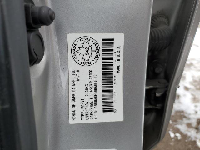 Photo 11 VIN: 19UUA8F50BA800117 - ACURA TL 