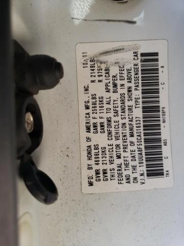 Photo 11 VIN: 19UUA8F50CA016537 - ACURA TL 