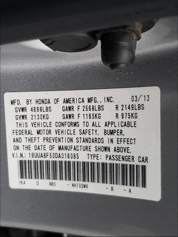 Photo 9 VIN: 19UUA8F50DA016085 - ACURA TL TECH 