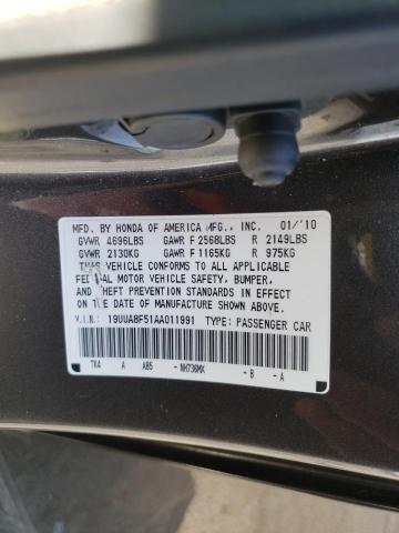 Photo 9 VIN: 19UUA8F51AA011991 - ACURA TL 