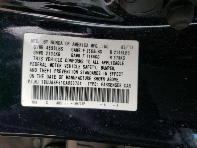 Photo 12 VIN: 19UUA8F51CA000704 - ACURA TL 