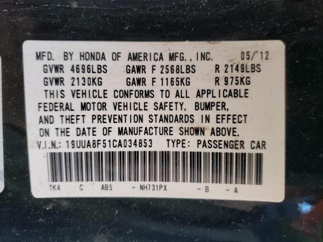 Photo 9 VIN: 19UUA8F51CA034853 - ACURA TL 