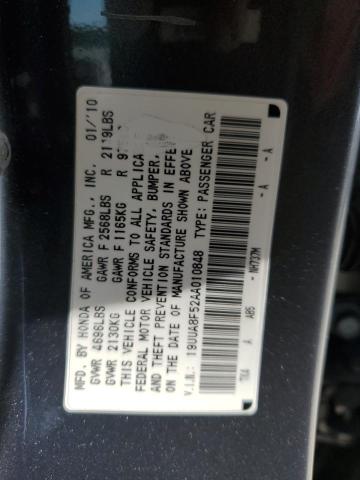 Photo 11 VIN: 19UUA8F52AA010848 - ACURA TL 