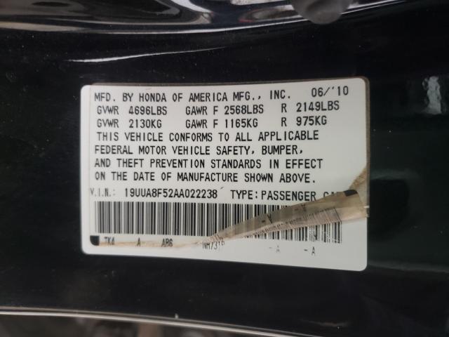 Photo 9 VIN: 19UUA8F52AA022238 - ACURA TL 