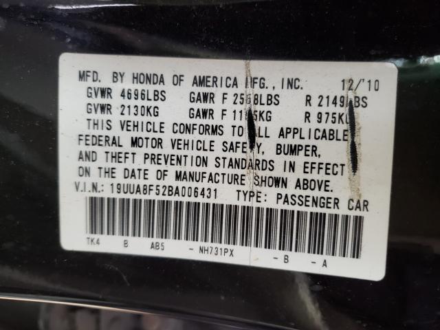 Photo 9 VIN: 19UUA8F52BA006431 - ACURA TL 