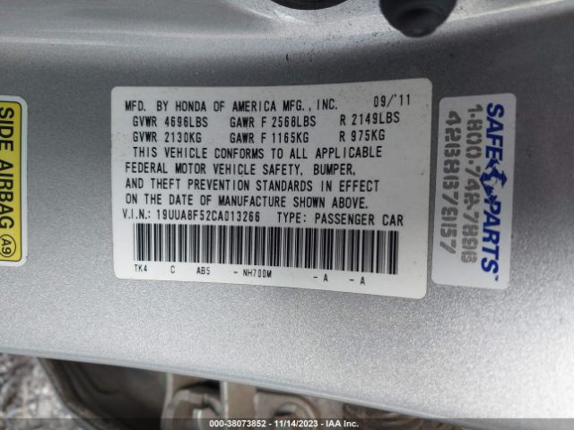 Photo 8 VIN: 19UUA8F52CA013266 - ACURA TL 