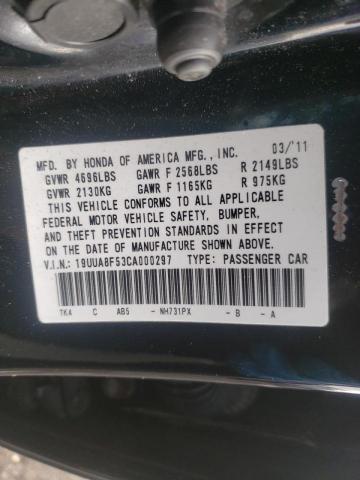 Photo 9 VIN: 19UUA8F53CA000297 - ACURA TL 