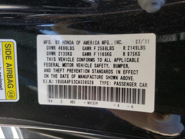 Photo 9 VIN: 19UUA8F53CA008528 - ACURA TL 