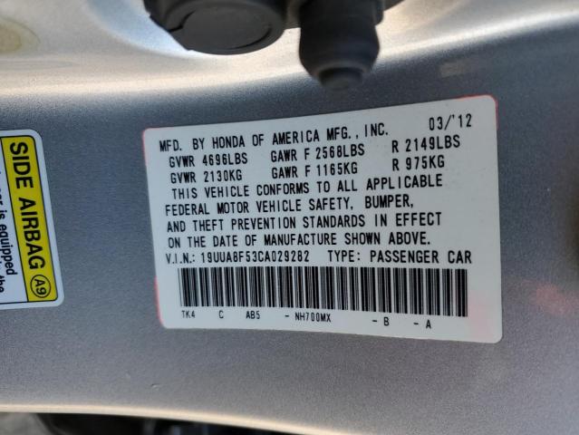 Photo 11 VIN: 19UUA8F53CA029282 - ACURA TL 