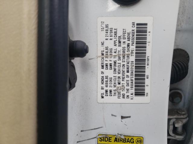 Photo 9 VIN: 19UUA8F53DA001208 - ACURA TL TECH 