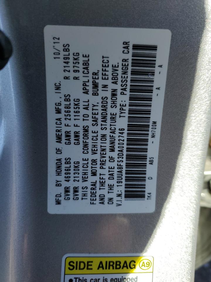 Photo 11 VIN: 19UUA8F53DA002746 - ACURA TL 